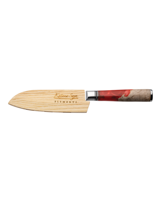 Katana Elements Volcanic Santoku Knife 12cm