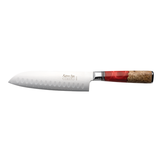 Katana Saya Elements Volcanic 18cm Santoku Knife