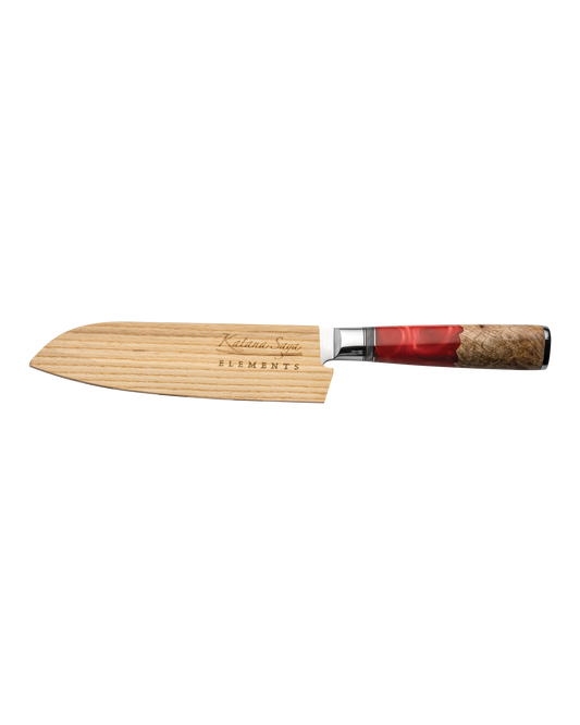 Katana Elements Volcanic Santoku Knife 18cm