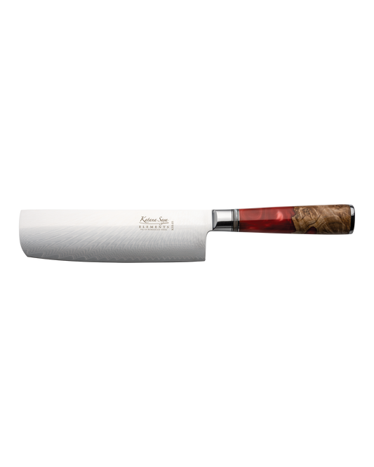 Katana Elements Volcanic Nakiri Knife 18cm