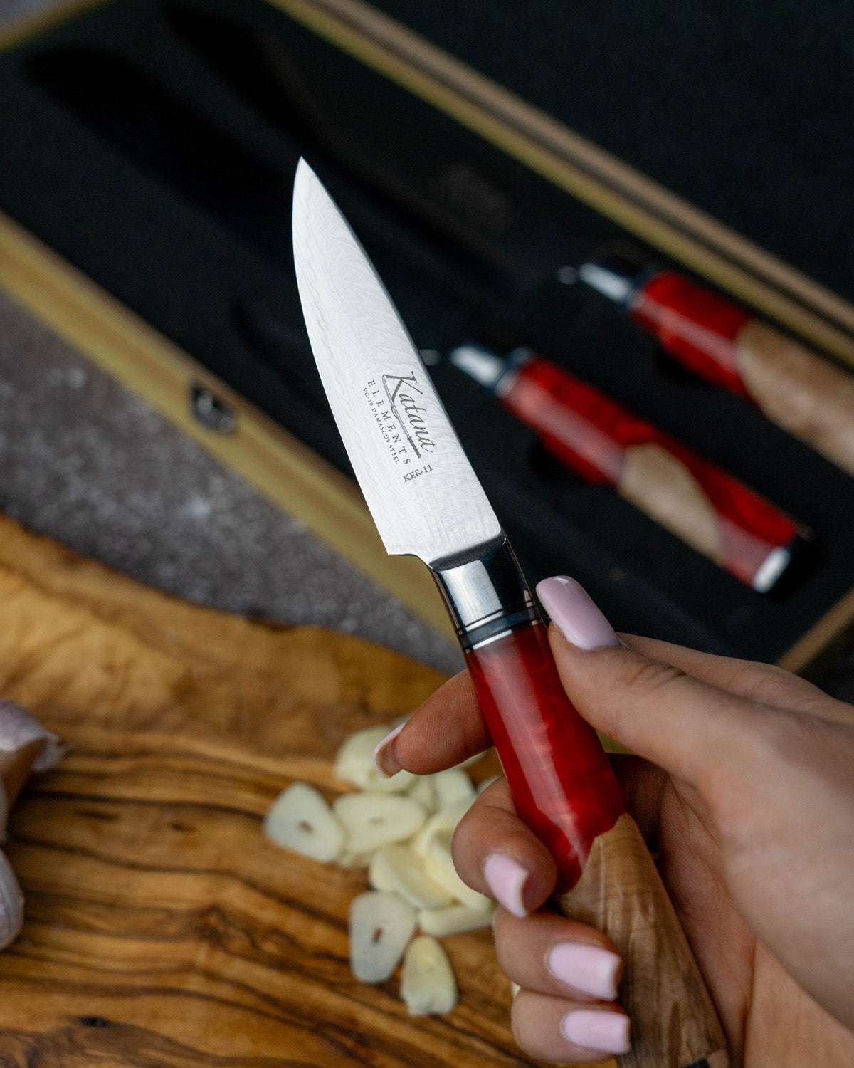 Katana Elements Volcanic Knife Set 3 Piece