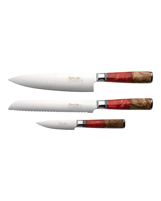 Katana Elements Volcanic Knife Set 3 Piece