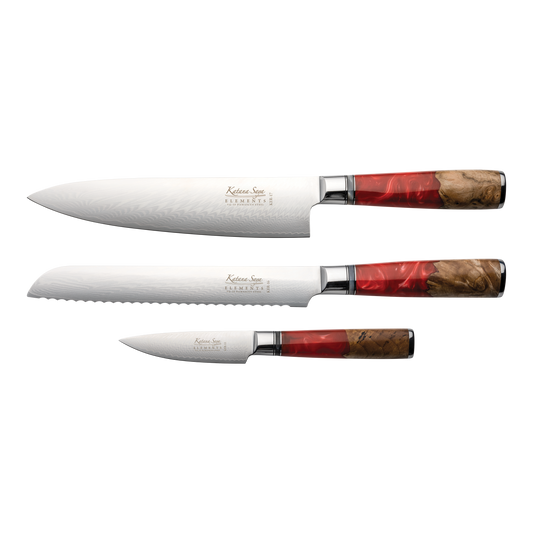 Katana Saya Elements Volcanic 3 Pce Knife Set