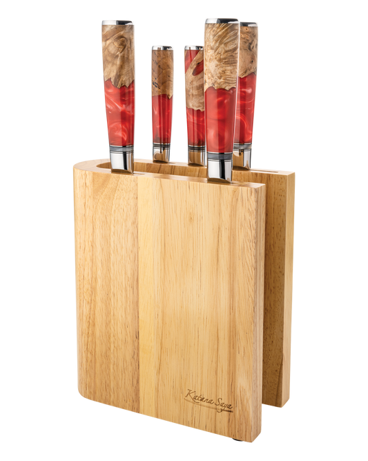 Katana Elements Volcanic Knife Block Set 6 Piece