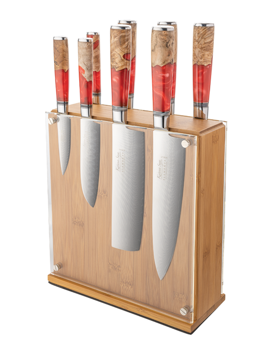 Katana Elements Volcanic Knife Block Set 9 Piece