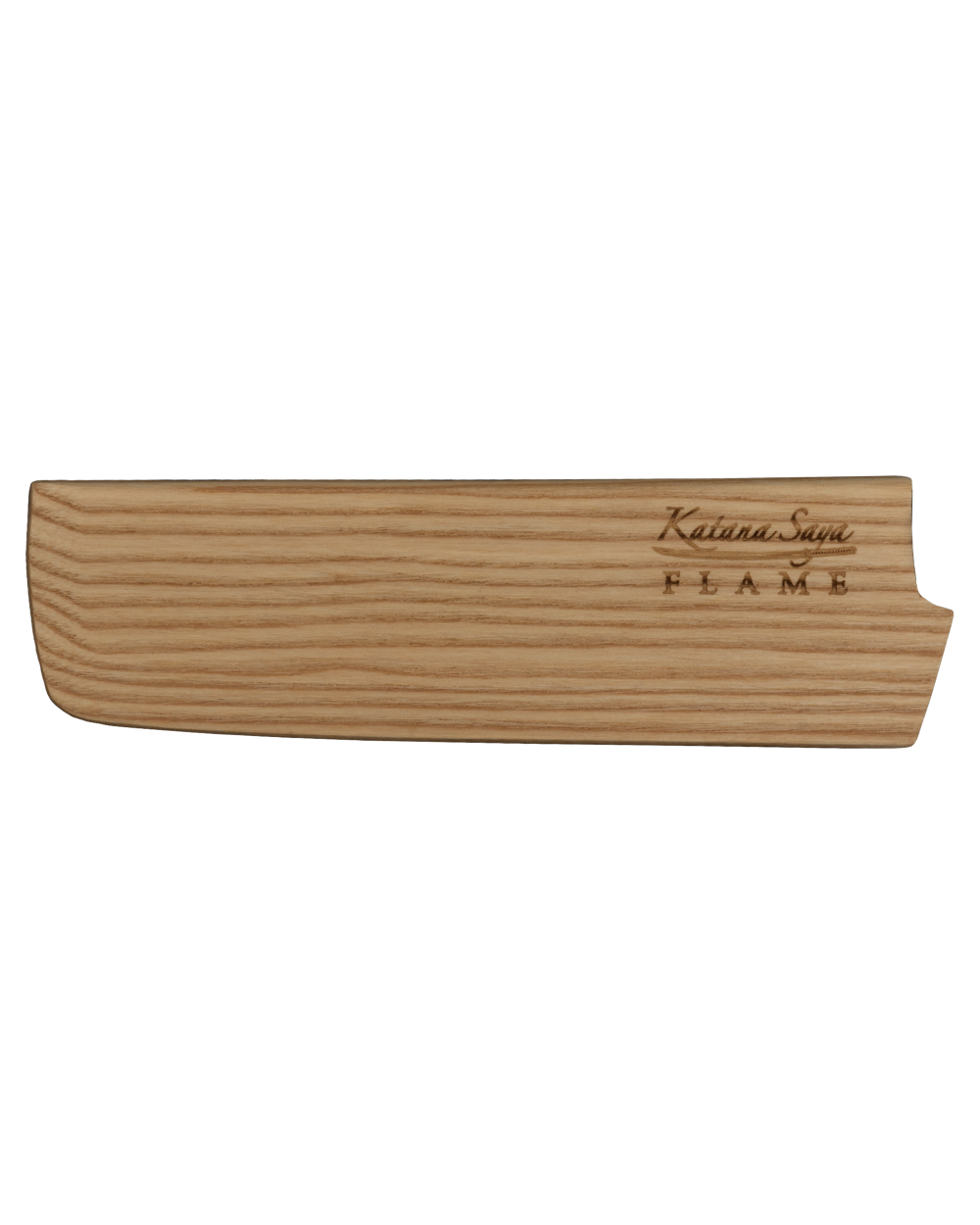Katana Flame Nakiri Knife 18cm Olive Wood