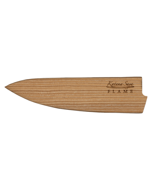 Katana Flame Chef's Knife 20cm Olive Wood