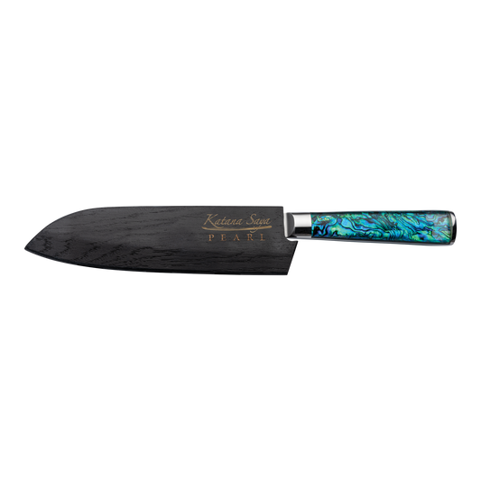 Katana Saya Pearl 18cm Santoku Knife