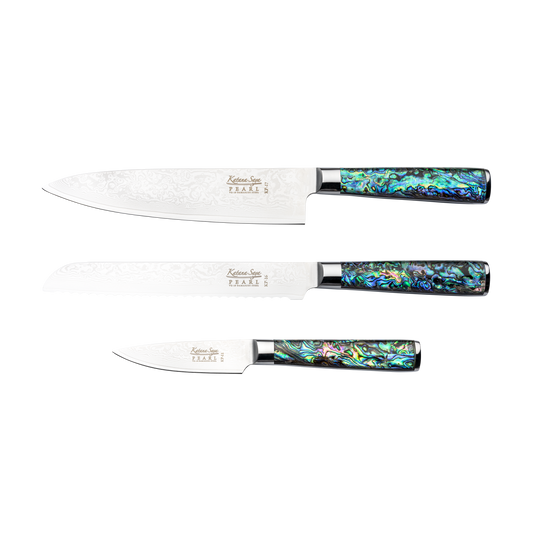 Katana Saya Pearl 3 Pce Knife Set
