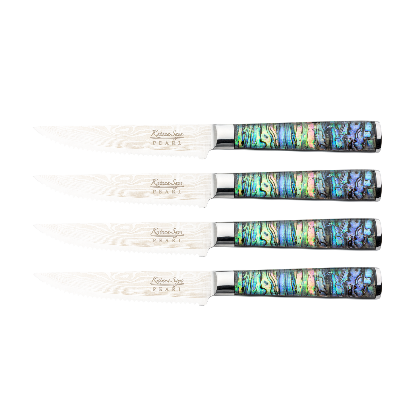 Katana Pearl 4 Pce Steak Knife Set