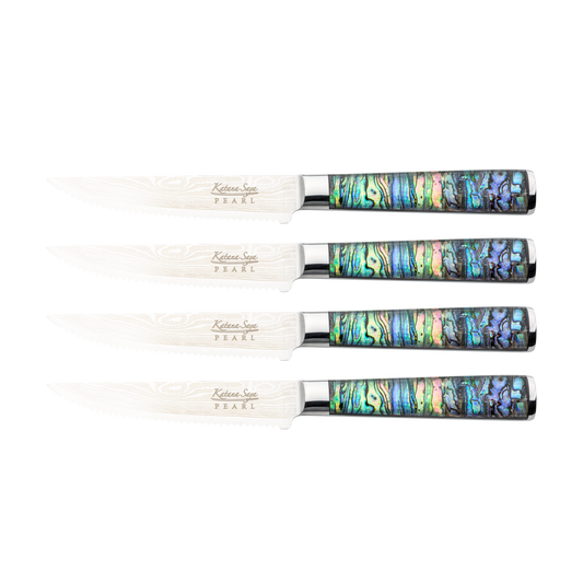 Katana Pearl 4 Pce Steak Knife Set
