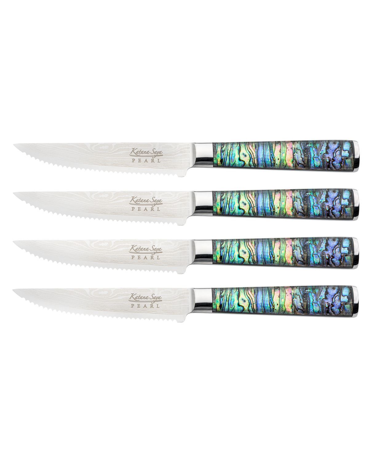Katana Pearl Steak Knife Set 4 Piece