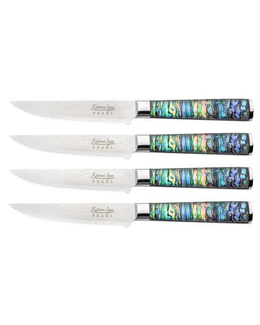 Katana Pearl Steak Knife Set 4 Piece
