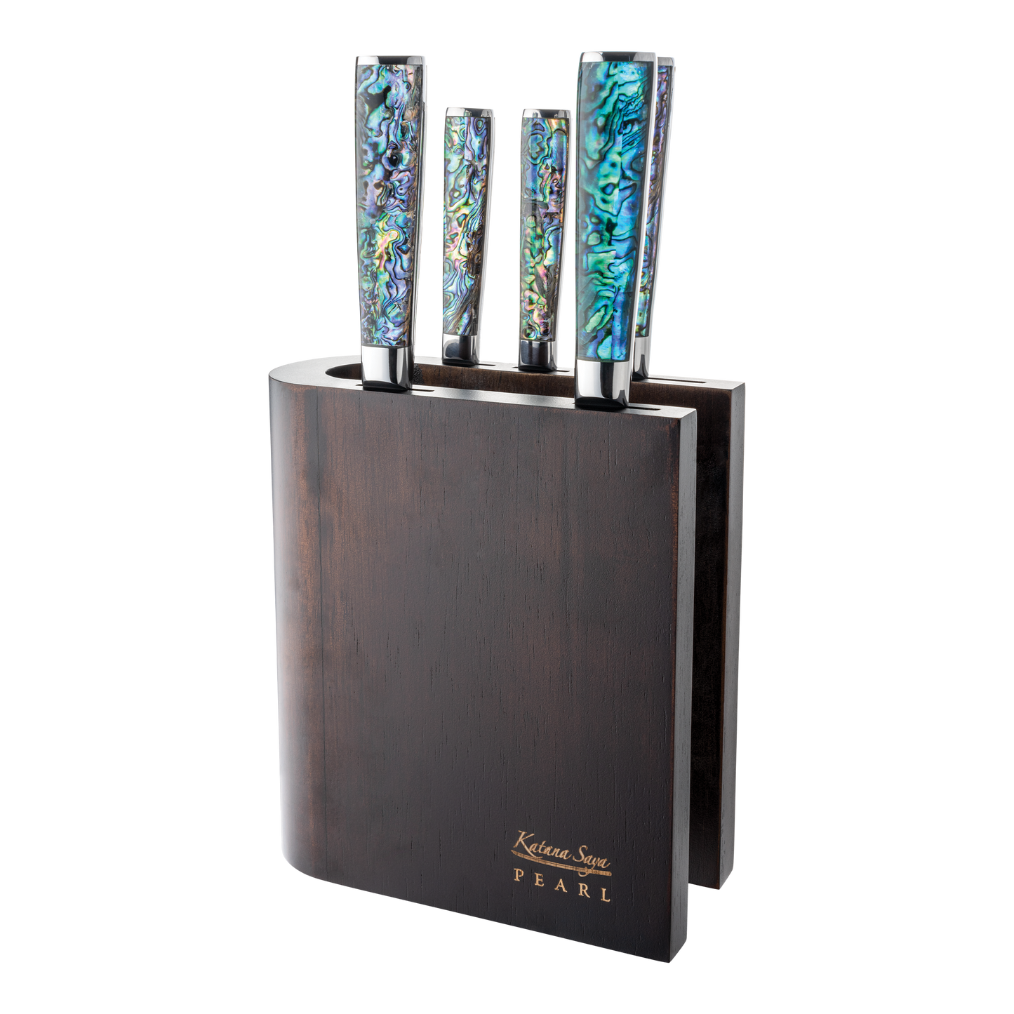 Katana Saya Pearl 6 Pce Knife Block Set