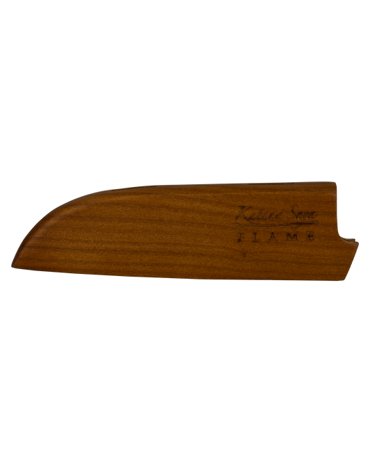 Katana Flame Santoku Knife 12cm Rosewood