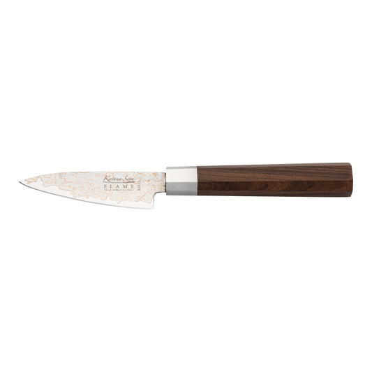 Katana Saya Flame 9cm Paring Knife Rosewood