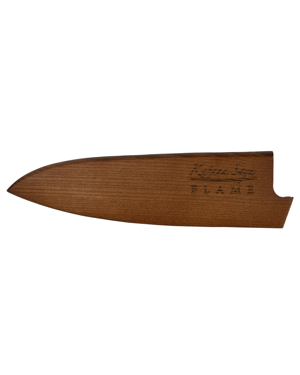 Katana Flame Utility Knife 12cm Rosewood