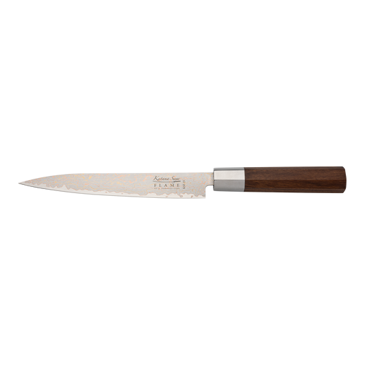 Katana Flame 20cm Carving Knife Rosewood