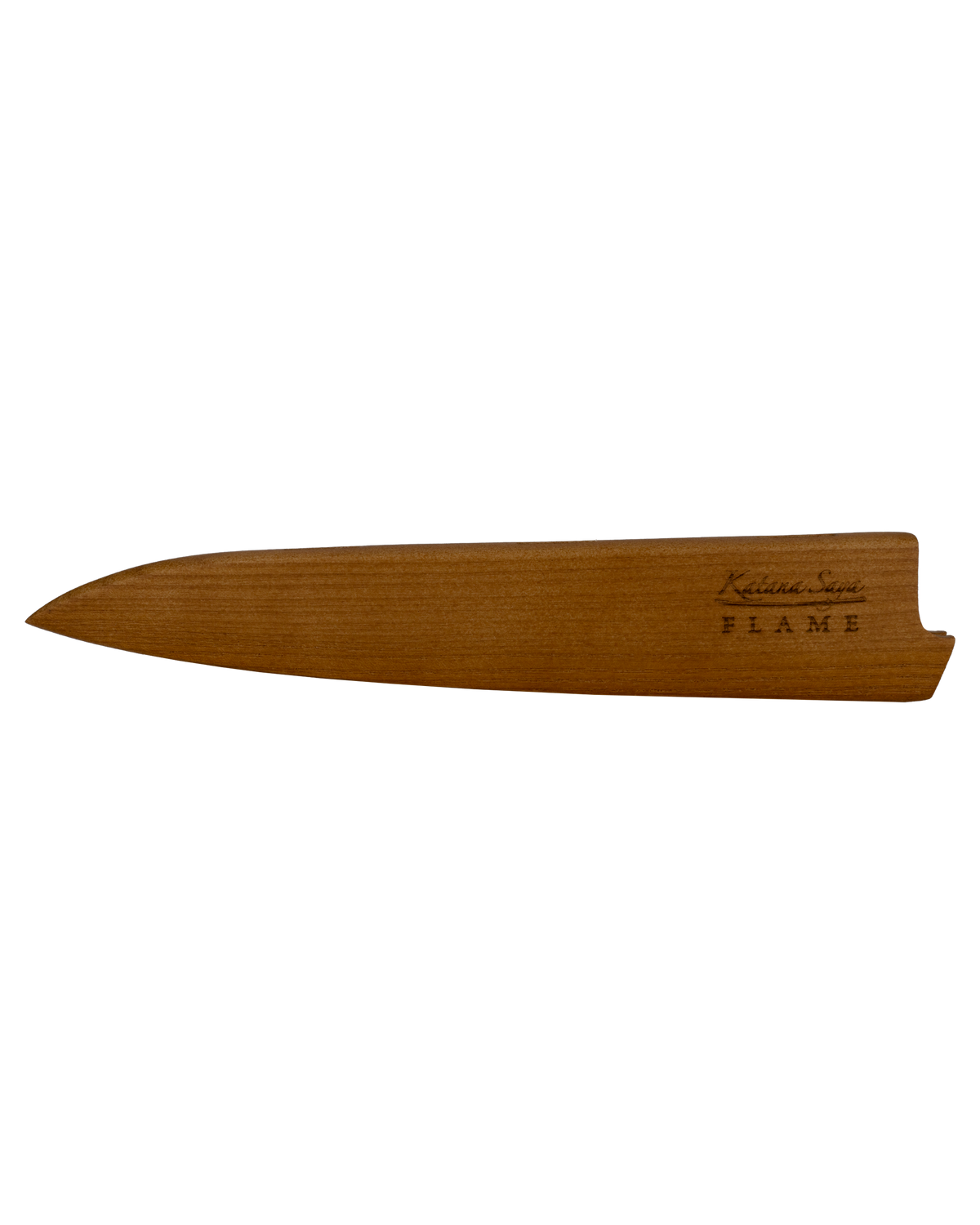 Katana Flame Carving Knife 20cm Rosewood