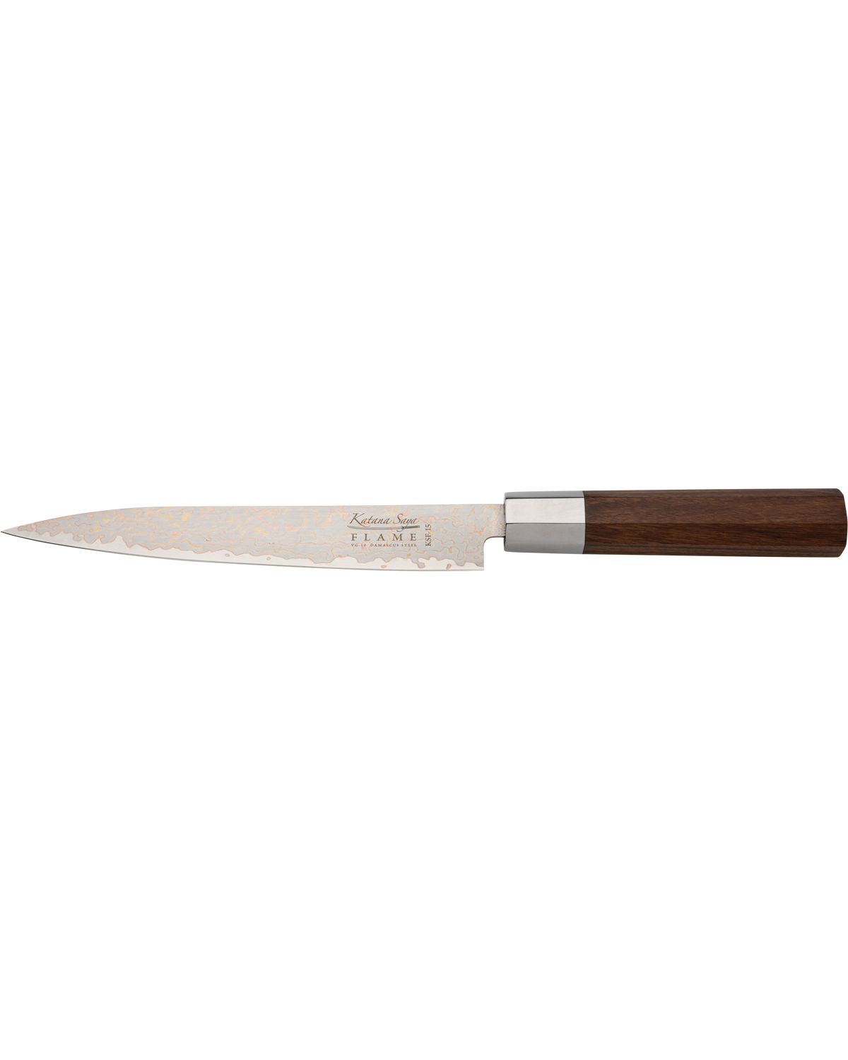 Katana Flame Carving Knife 20cm Rosewood