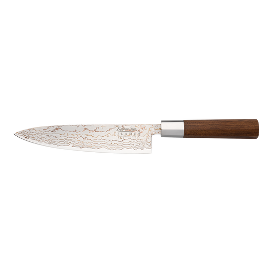 Katana Flame Chef's Knife 20cm Rosewood