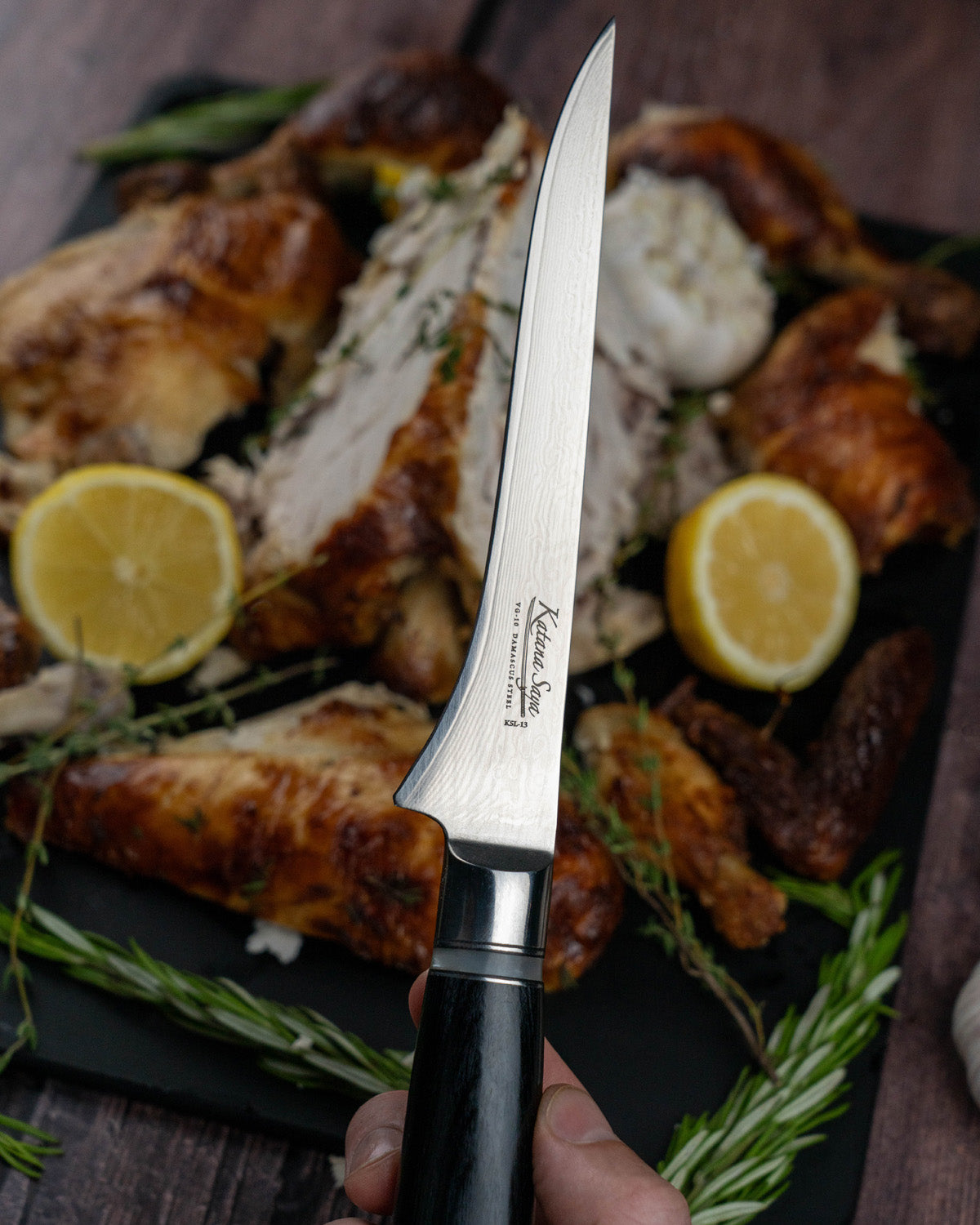 Katana Saya Pakkawood Boning Knife 15cm