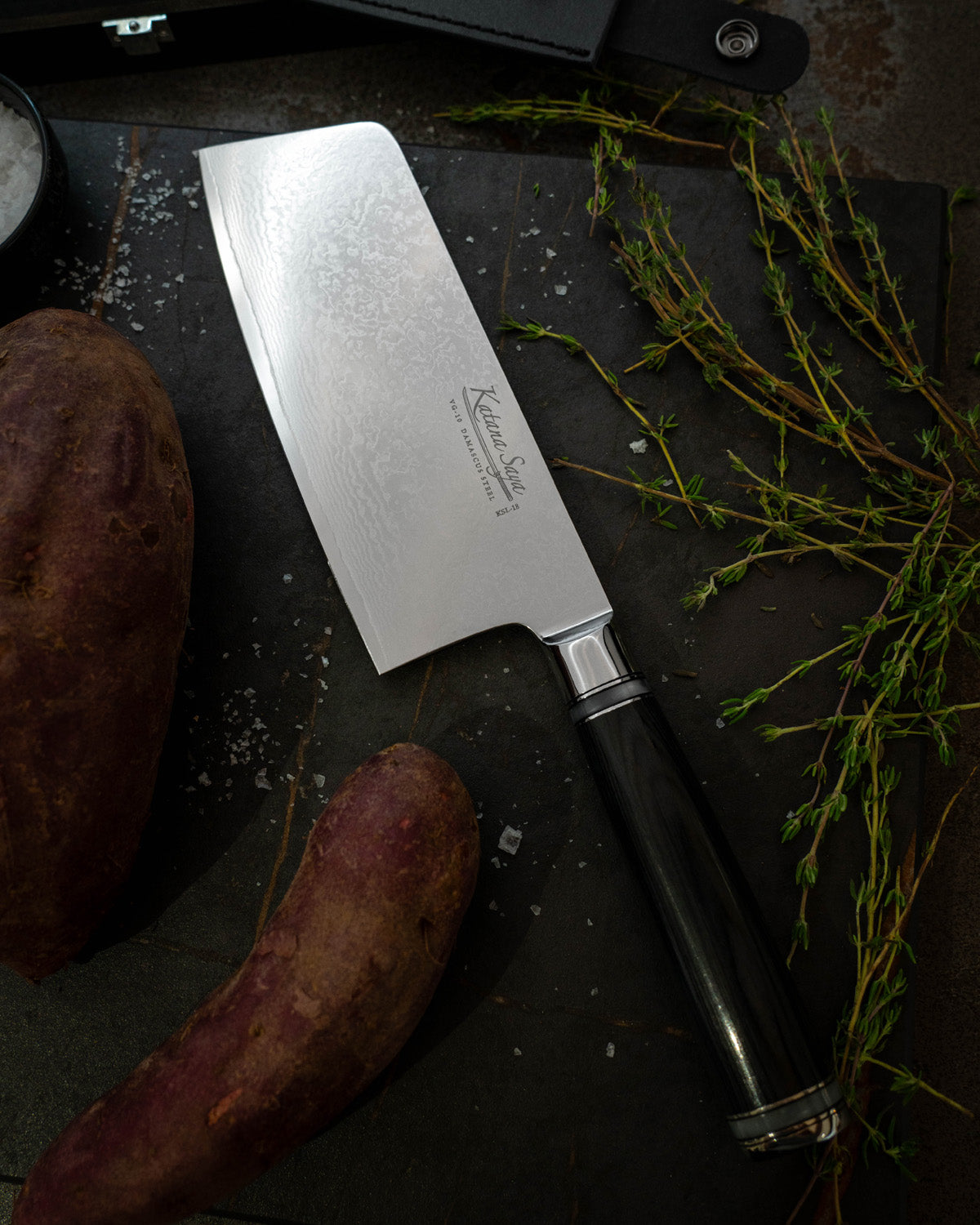 Katana Saya Pakkawood Chopping Knife 18cm