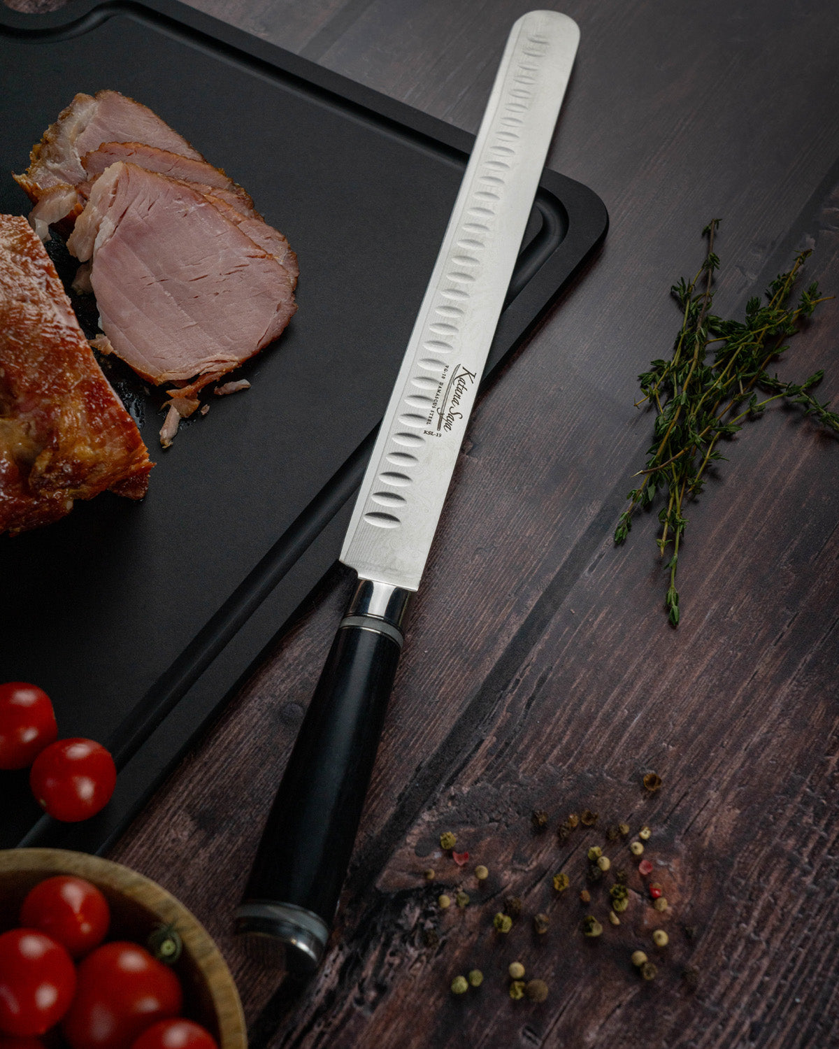 Katana Saya Pakkawood Ham Slicer 30cm