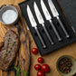 Katana Saya Pakkawood Steak Knife Set 4 Pce