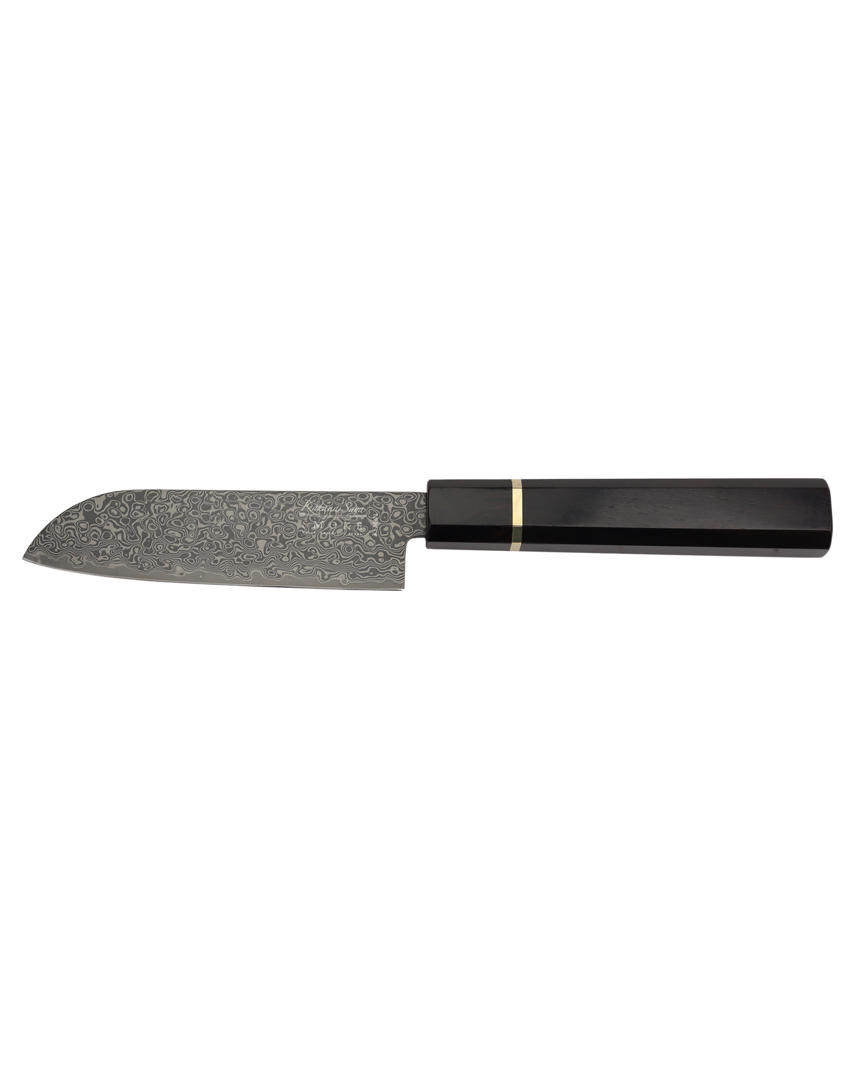 Katana Smoke Santoku Knife 12cm Ebony