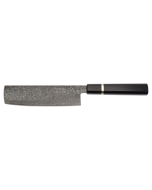 Katana Smoke Nakiri Knife 18cm Ebony