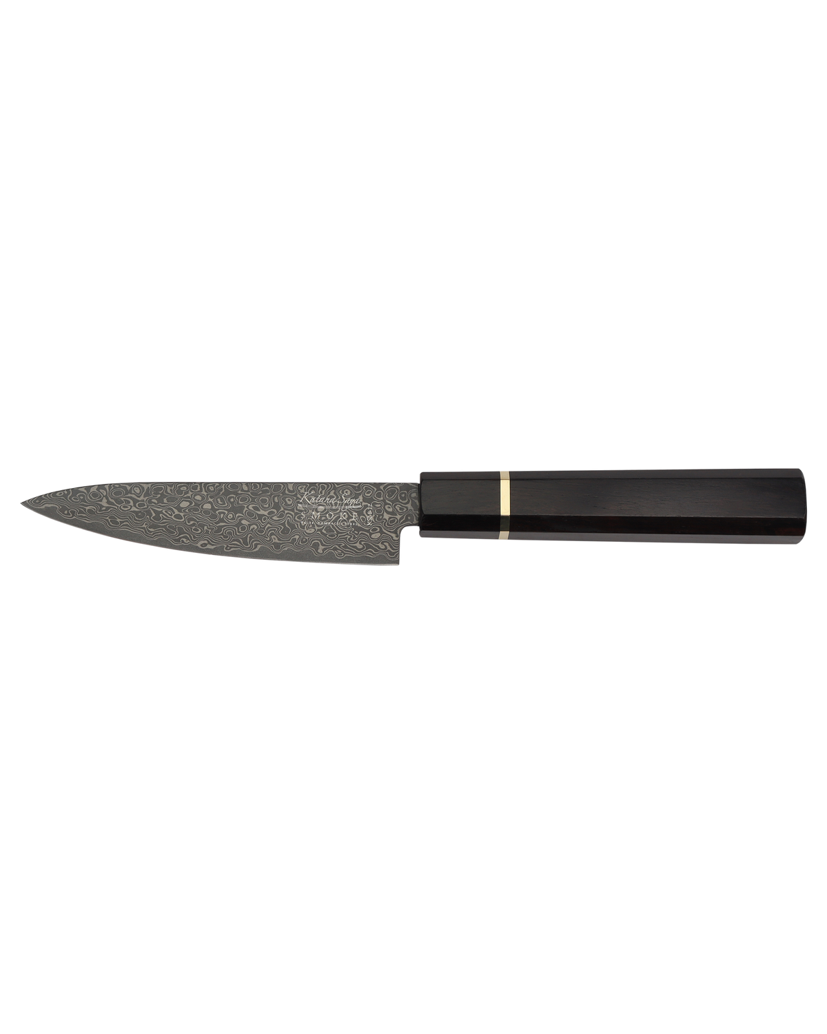 Katana Smoke Utility Knife 12cm Ebony