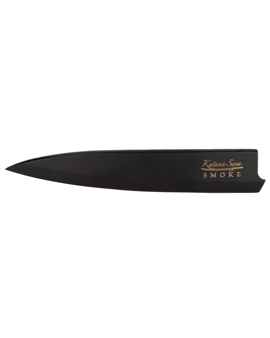 Katana Smoke Carving Knife 20cm Ebony