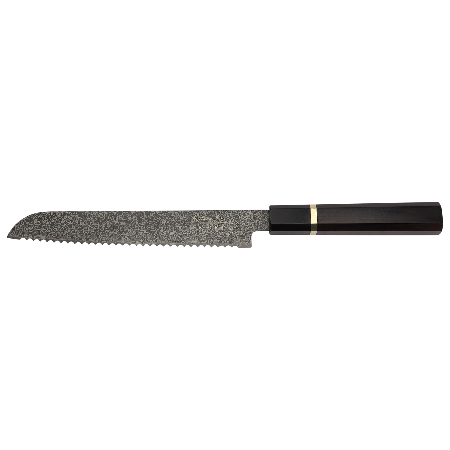 Katana Smoke Bread Knife 20cm Ebony