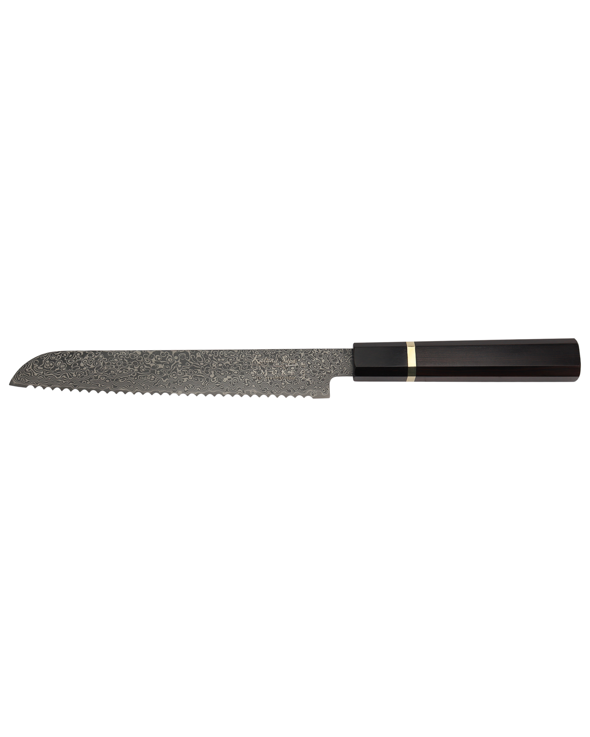 Katana Smoke Bread Knife 20cm Ebony