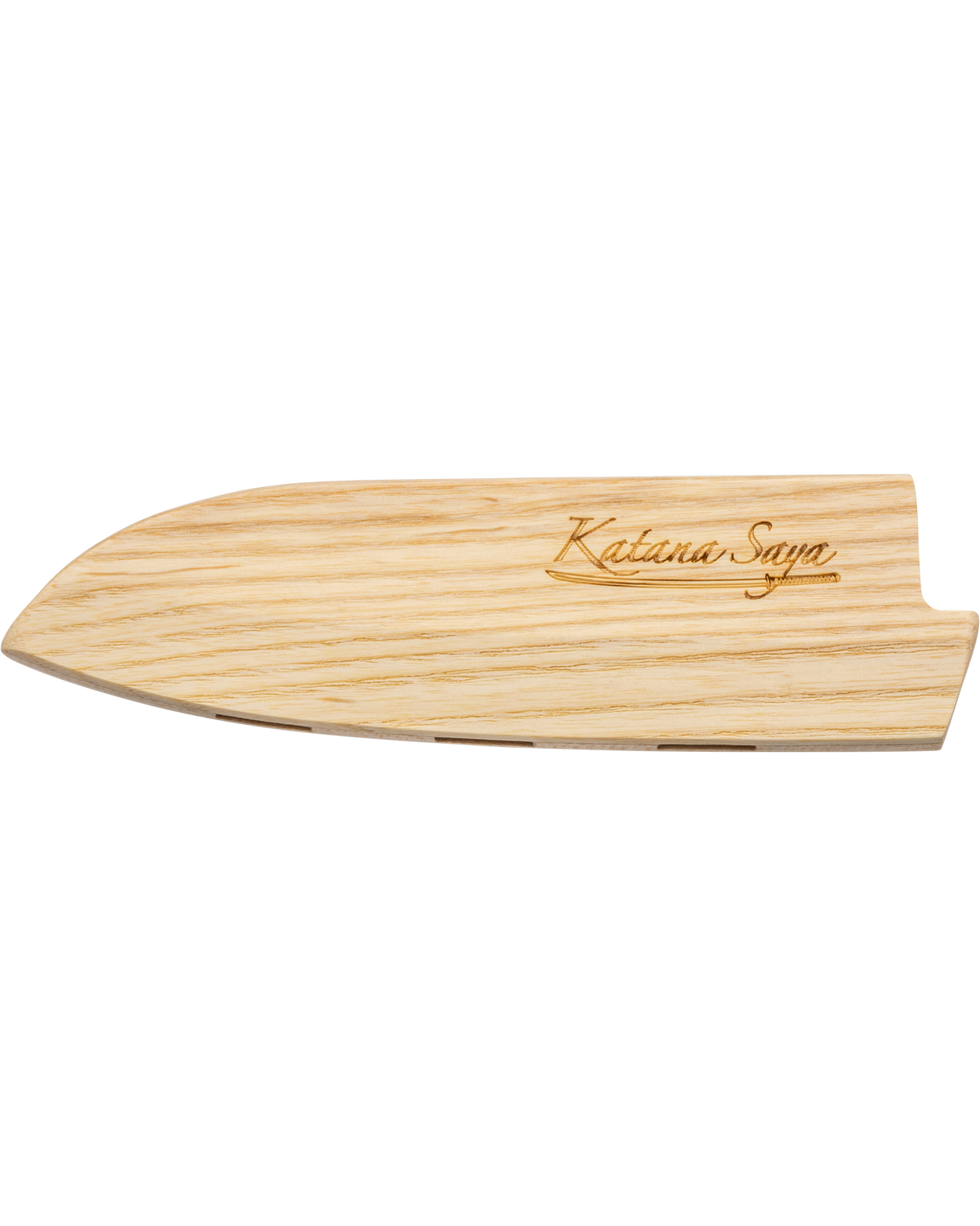 Katana Saya Olive Wood Santoku Knife 12cm