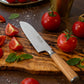 Katana Saya Olive Wood Santoku Knife 18cm