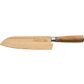 Katana Saya Olive Wood Santoku Knife 18cm