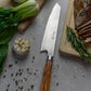 Katana Saya Olive Wood Kiritsuke Knife 24cm
