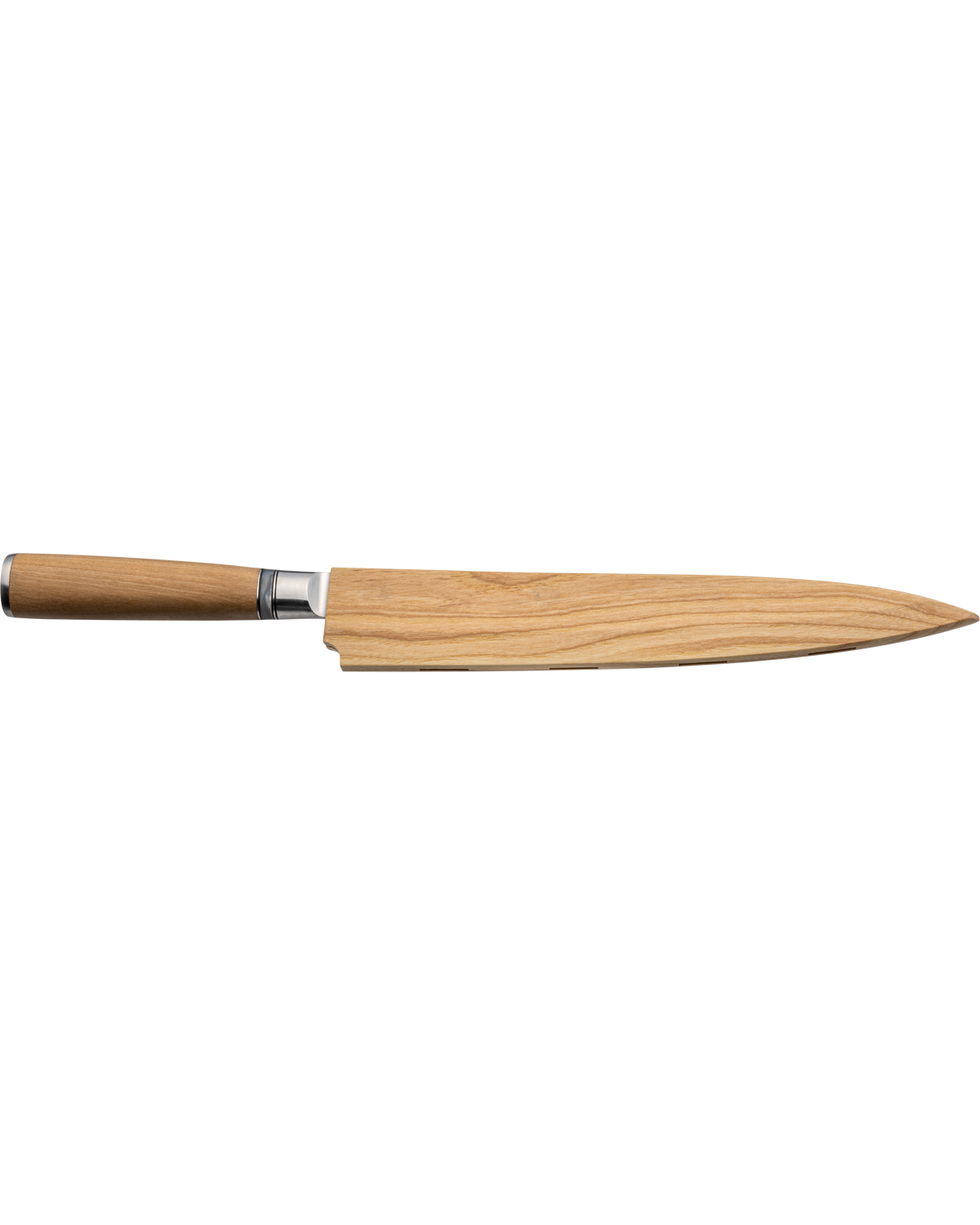 Katana Saya Olive Wood Yanagi Sashimi Knife 24cm