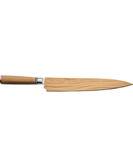 Katana Saya Olive Wood Yanagi Sashimi Knife 24cm