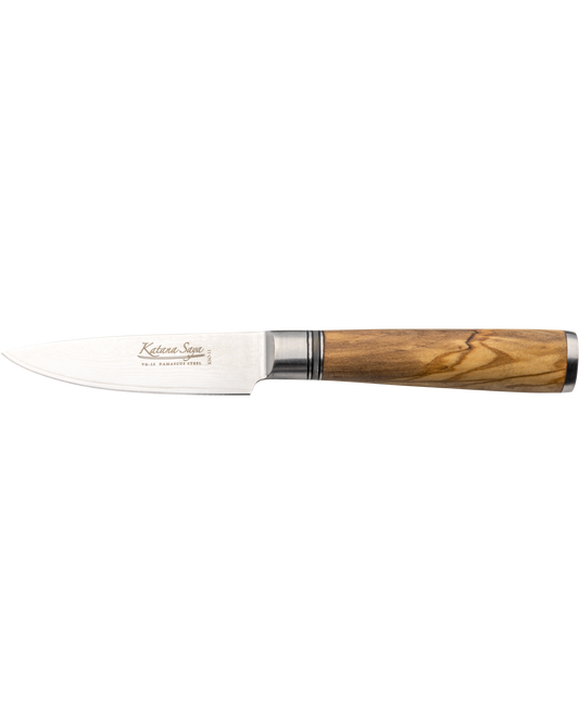 Katana Saya Olive Wood Paring Knife 9cm