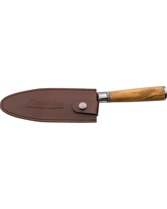 Katana Saya Olive Wood Boning Knife 15cm