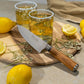 Katana Saya Olive Wood Chef Knife 15cm