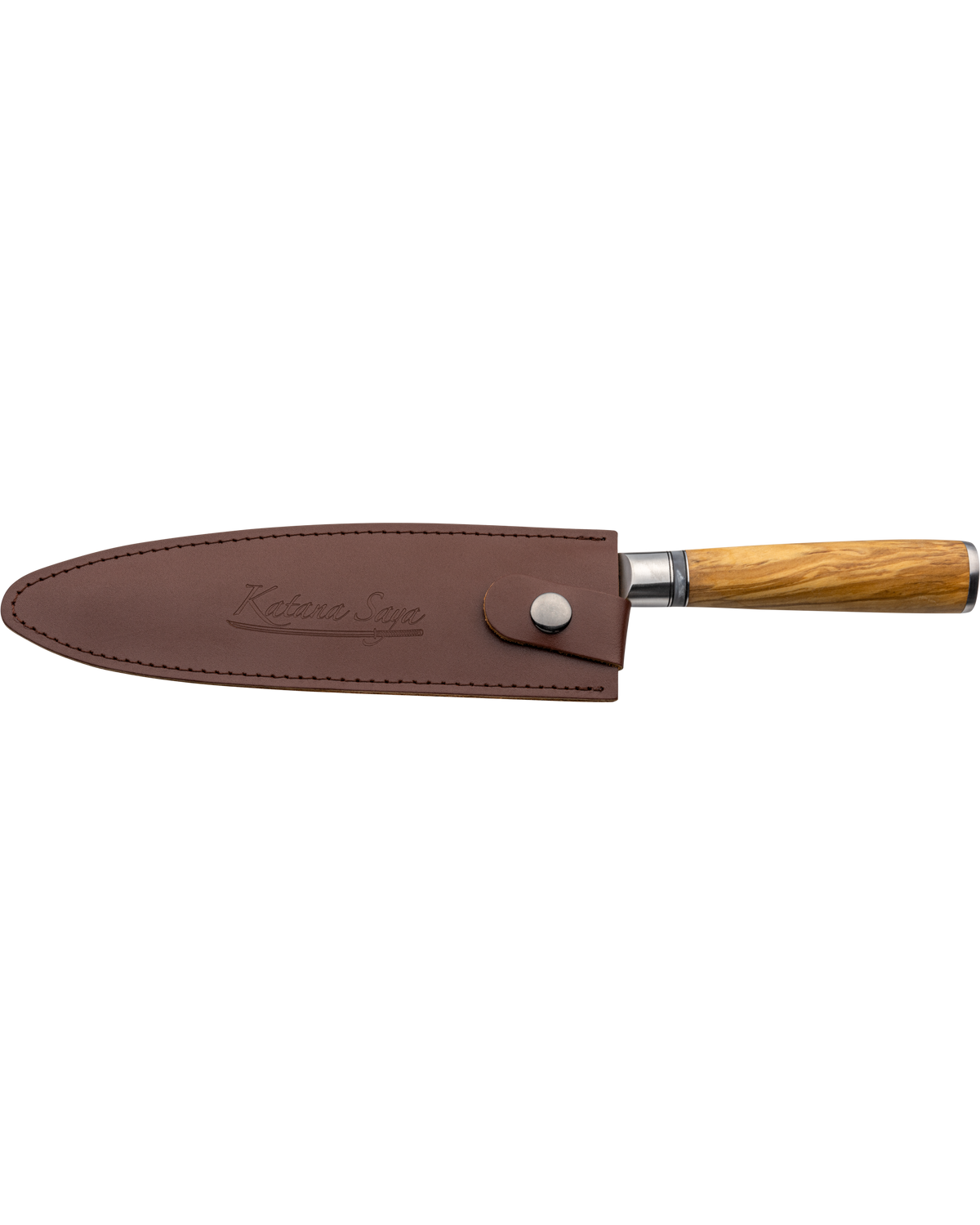 Katana Saya Olive Wood Carving Knife 20cm