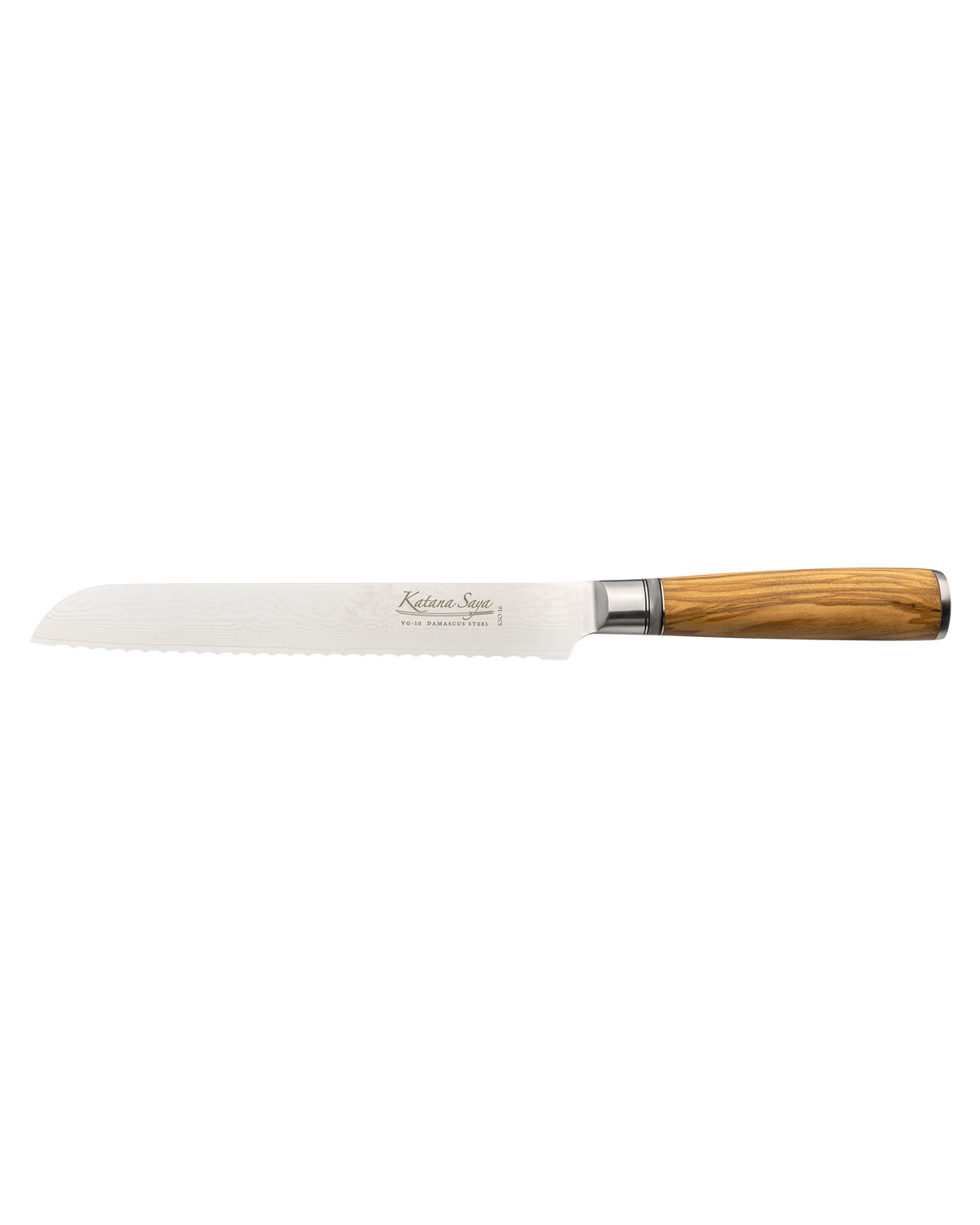 Katana Saya Olive Wood Bread Knife 20cm