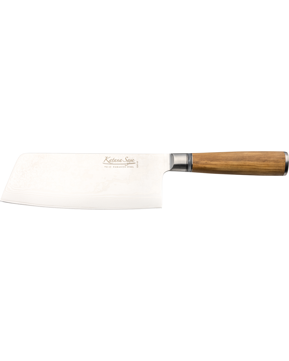 Katana Saya Olive Wood Chopping Knife 18cm