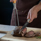 Katana Saya Olive Wood Carving Fork 18cm