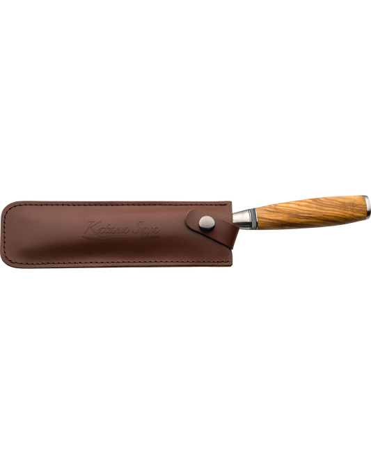 Katana Saya Olive Wood Carving Fork 18cm