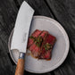 Katana Saya Olive Wood BBQ Cook's Knife 21cm